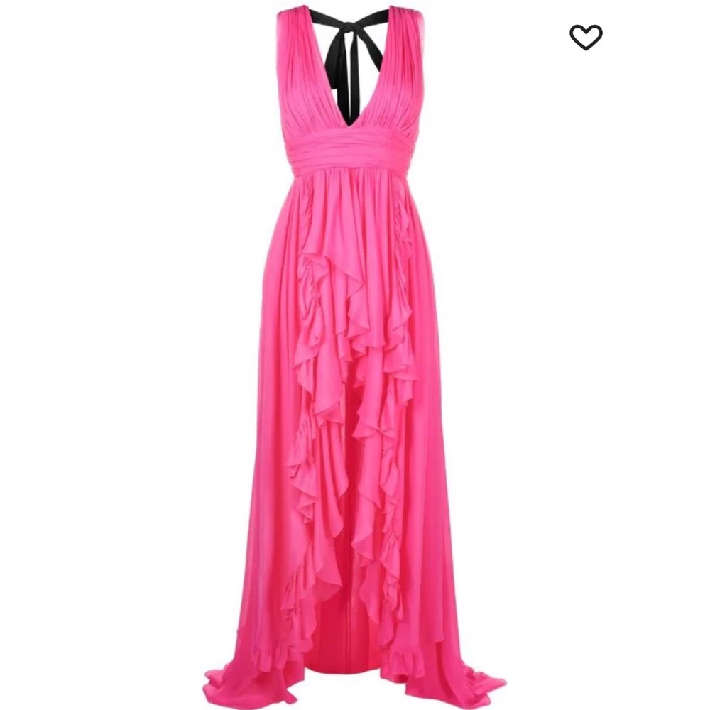 Pinko Ruffled Evening Gown